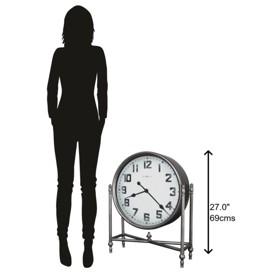 Howard Miller Childress Accent Mantel Clock 635222 scale - Premier Clocks