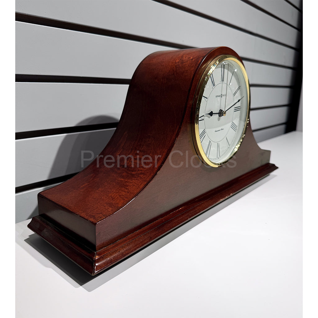 Howard Miller Christopher Mantel Clock 635101 real photo of side - Premier Clocks