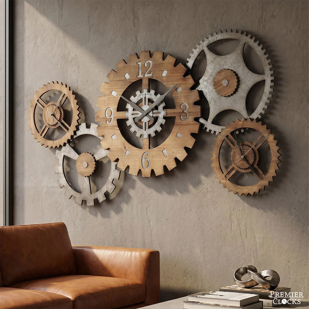 Howard Miller Cogwheel III Gallery Wall Clock 625727 - Premier Clocks