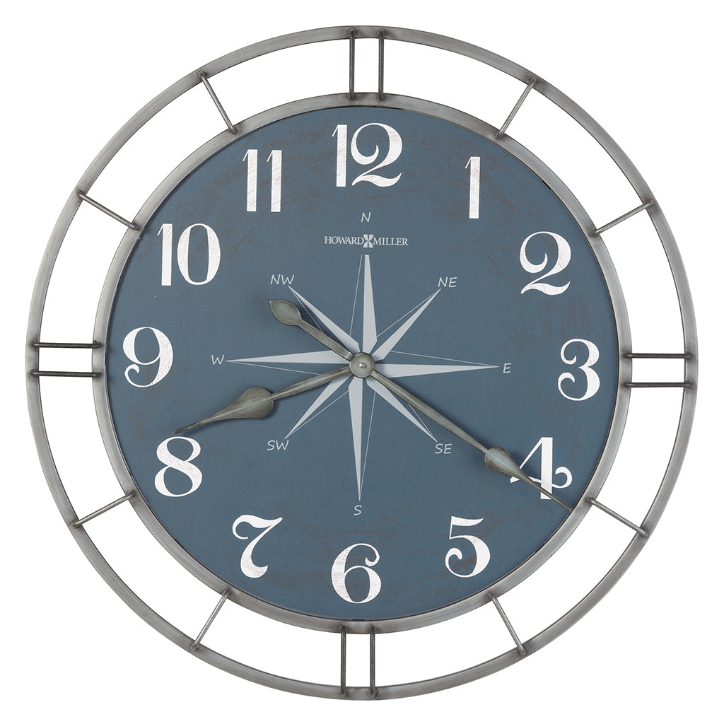Howard Miller Compass Dial Wall Clock 625744 - Premier Clocks