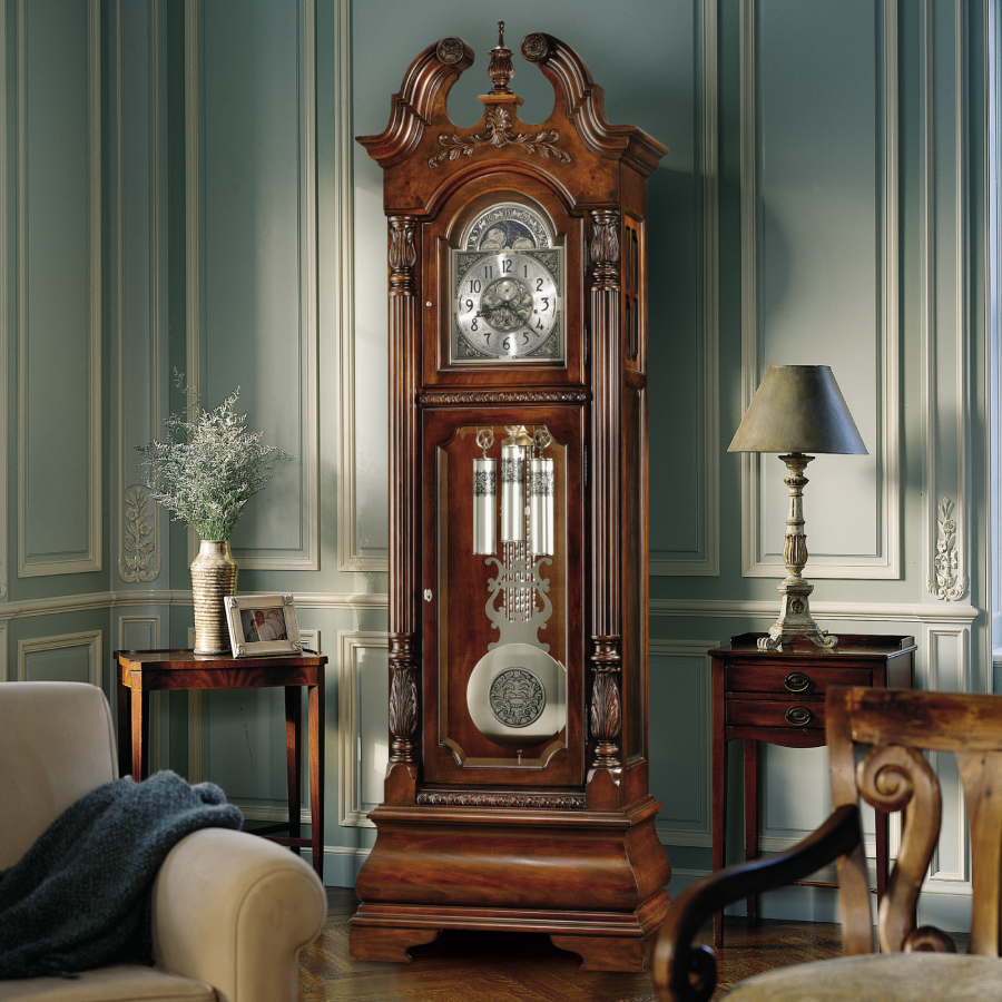 Howard Miller Coolidge Grandfather Clock 611132 in interior decor - Premier Clocks