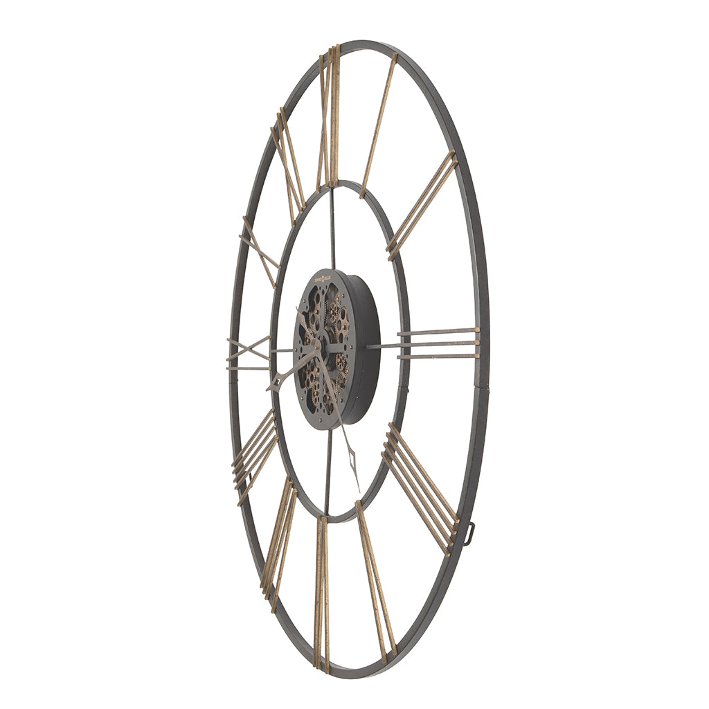 Howard Miller Dakota Oversized Wall Clock 625807 side - Premier Clocks