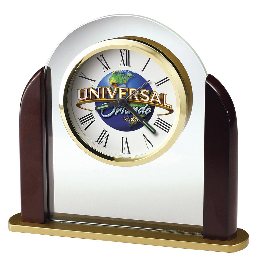 Howard Miller Derrick Table Clock 645602 with logo - Premier Clocks