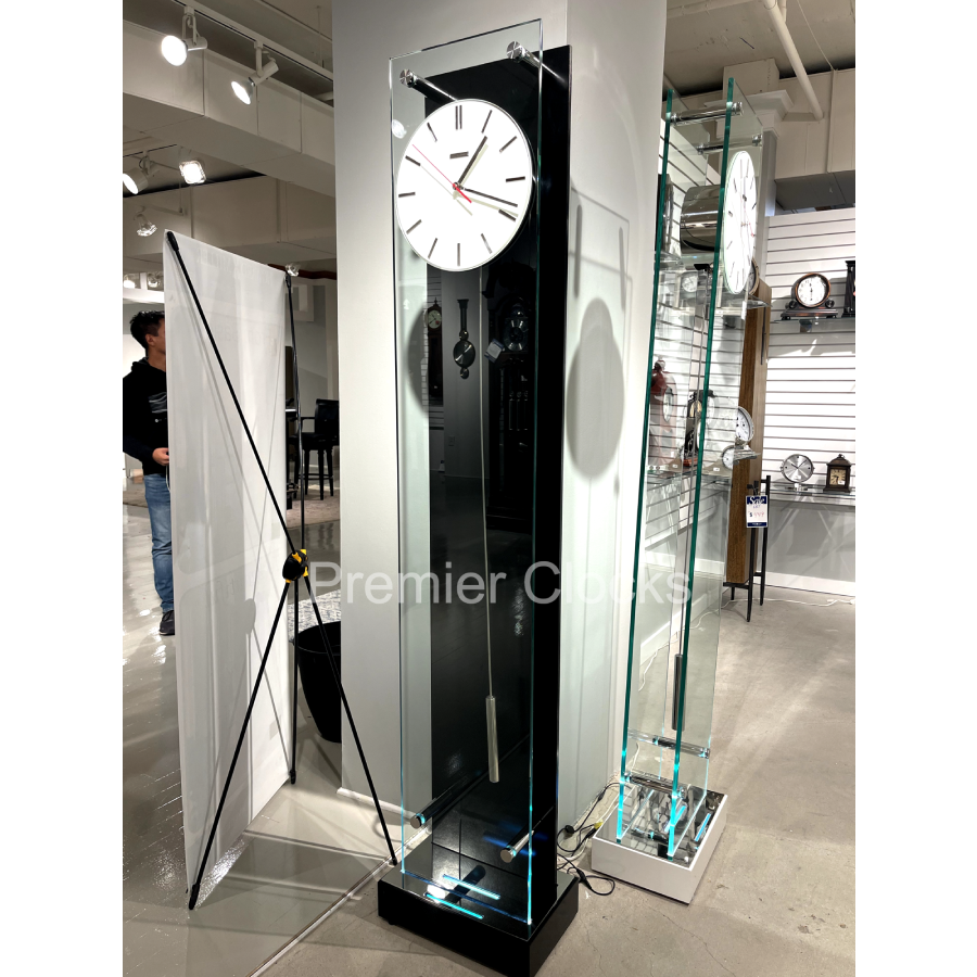 Howard Miller Echo III Floor Clock 611320 real photo of the side - Premier Clocks