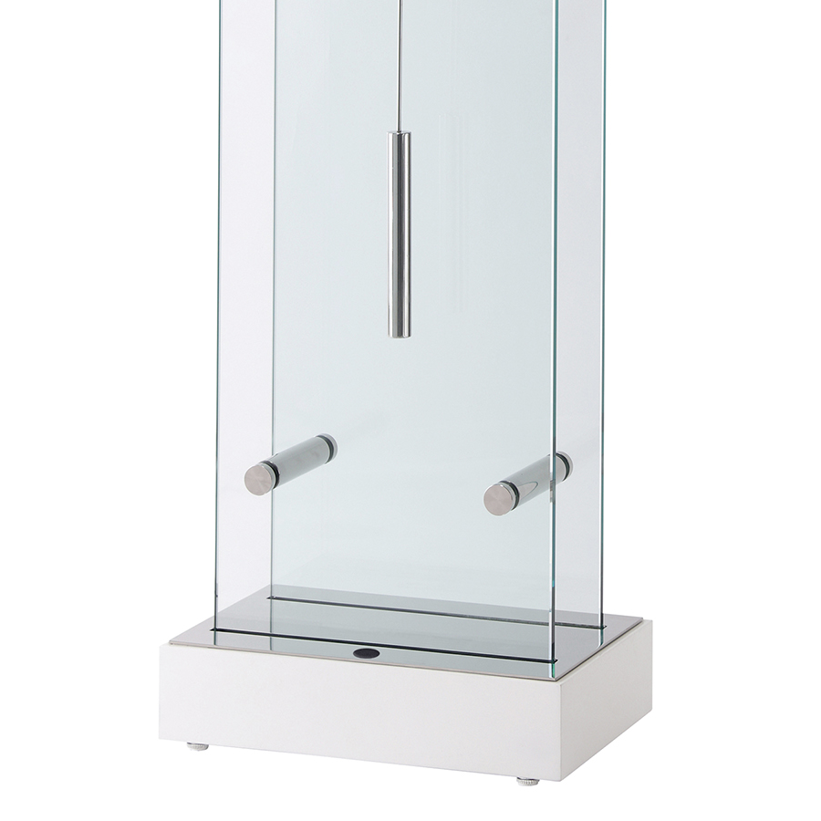 Howard Miller Echo II Floor Clock 611319 white base and pendulum - Premier Clocks