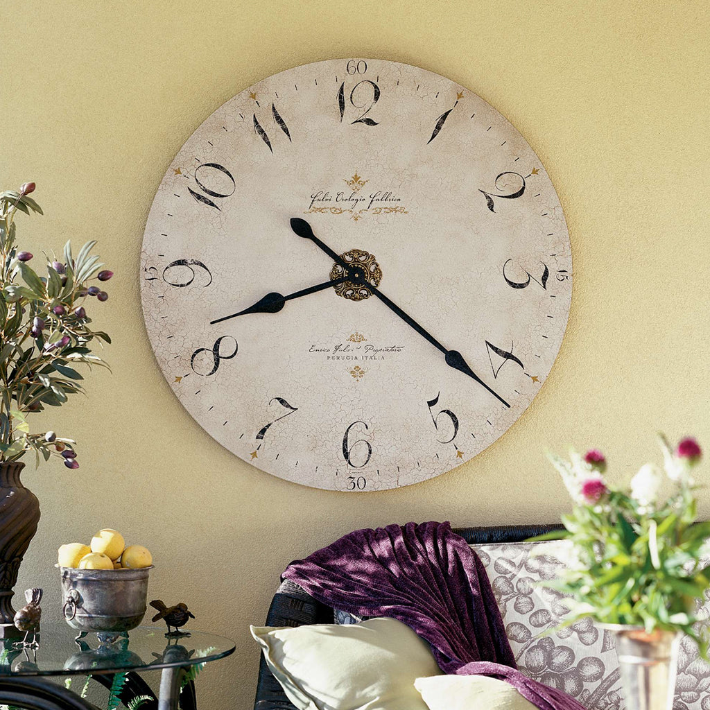 Howard Miller Enrico Fulvi Wall Clock 620369 in interior decor - Premier Clocks