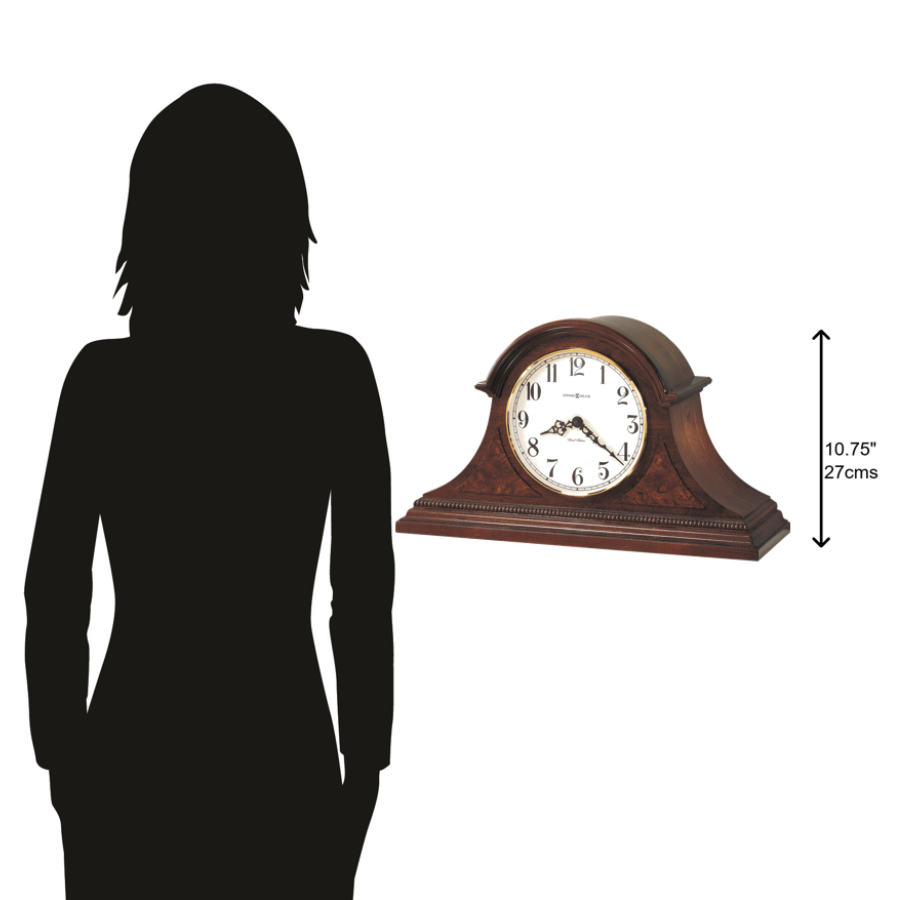 Howard Miller Fleetwood Mantel Clock 630122 scale - Premier Clocks