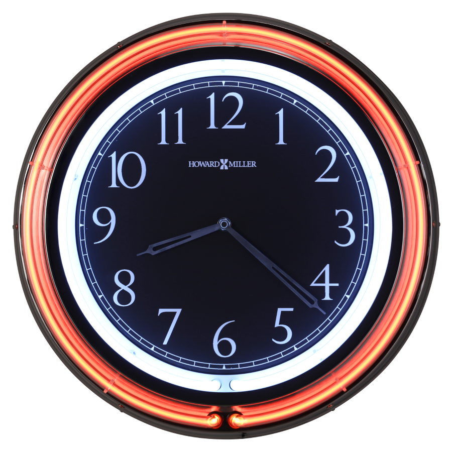 Howard Miller Galleria Neon Wall Clock 625751 - Premier Clocks