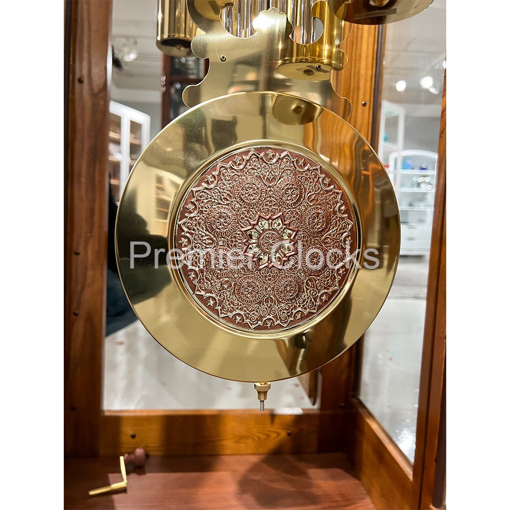 Howard Miller Gavin Grandfather Clock 610985 real photo of the pendulum