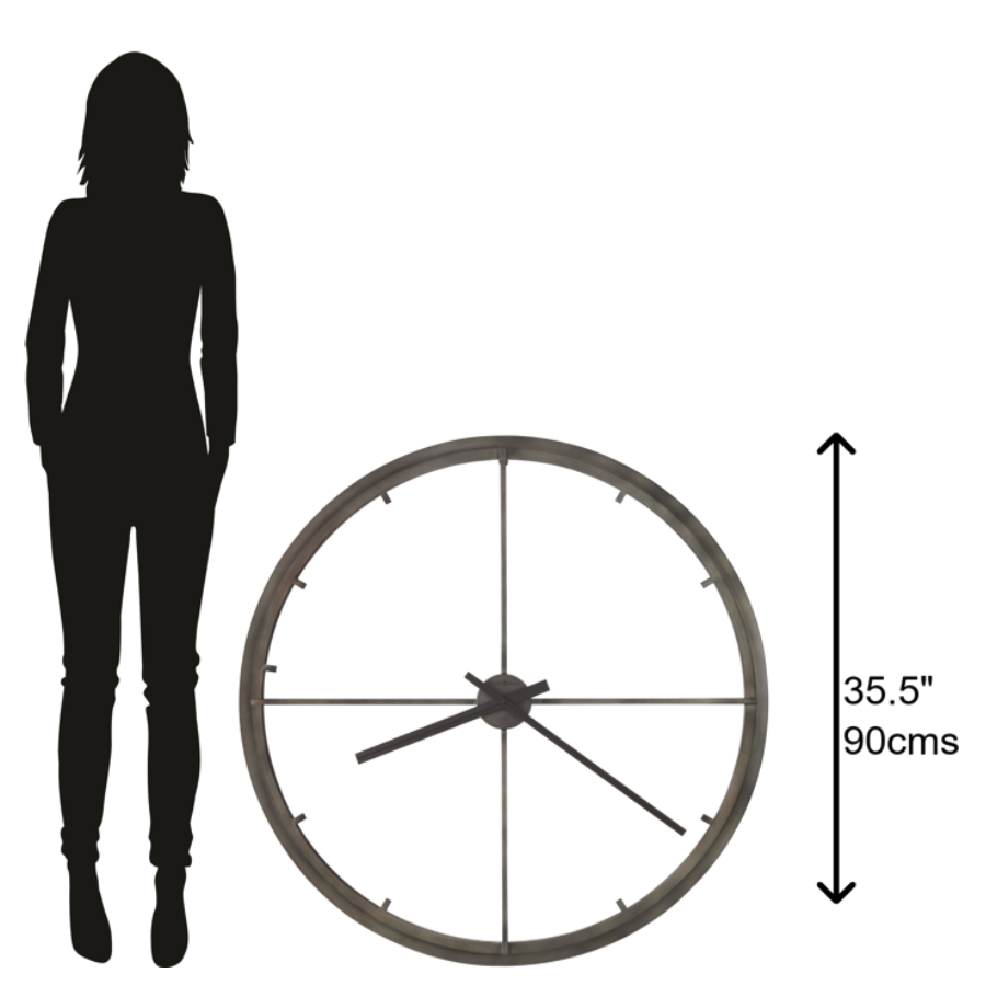 Howard Miller Girvan Wall Clock 625720 scale - Premier Clocks