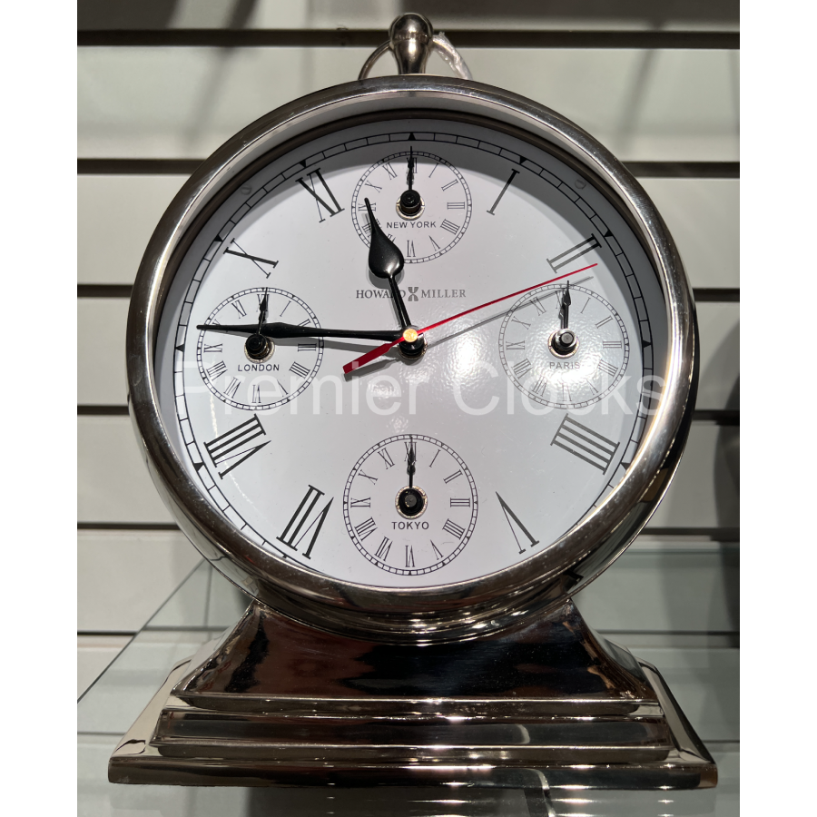 Howard Miller Global Time Mantel Clock 635212 - Premier Clocks