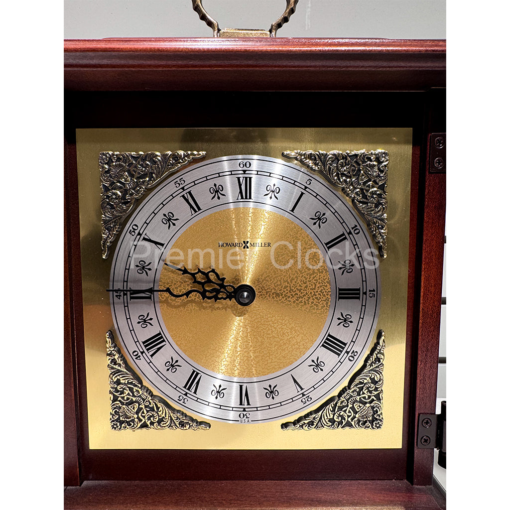 Howard Miller Graham Bracket III Mantel 612588 real photo of the open dial - Premier Clocks