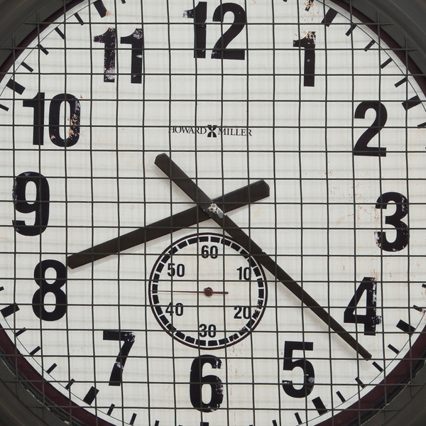 Howard Miller Grid Iron Works Wall Clock 625625 | Oversized Wall Howard Miller Grid Iron Works Wall Clock 625625 | Oversized Wall