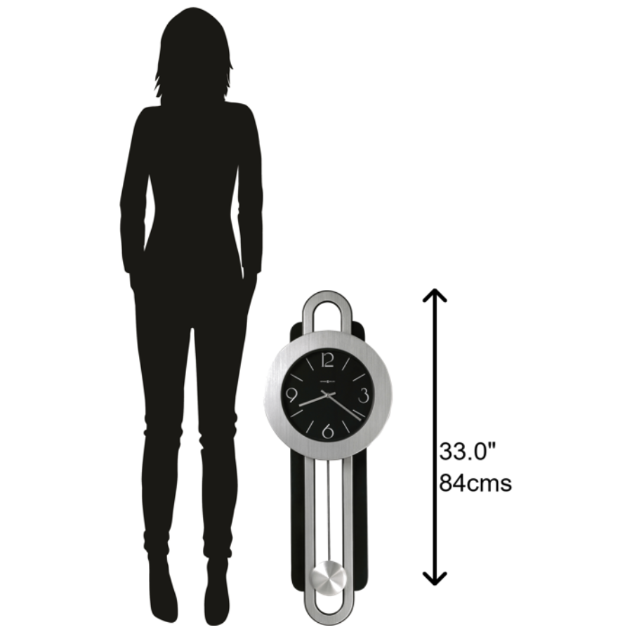 Howard Miller Gwyneth Wall Clock 625340 scale - Premier Clocks