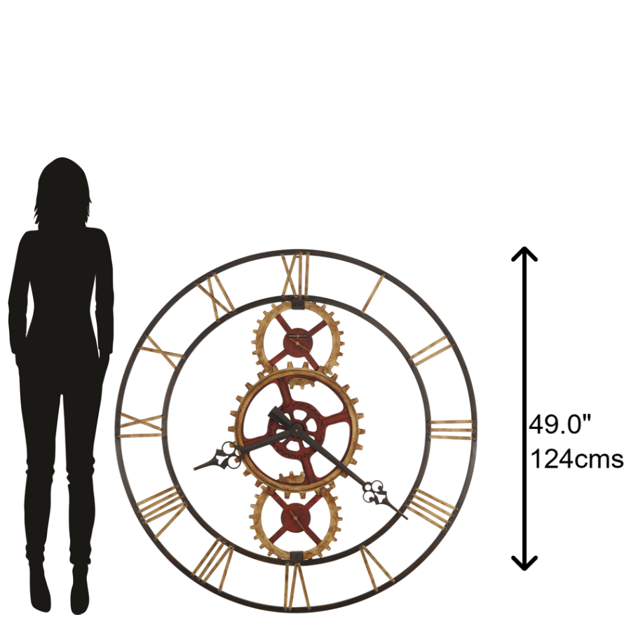 Howard Miller Hannes Wall Clock 625645 | Oversized Wall