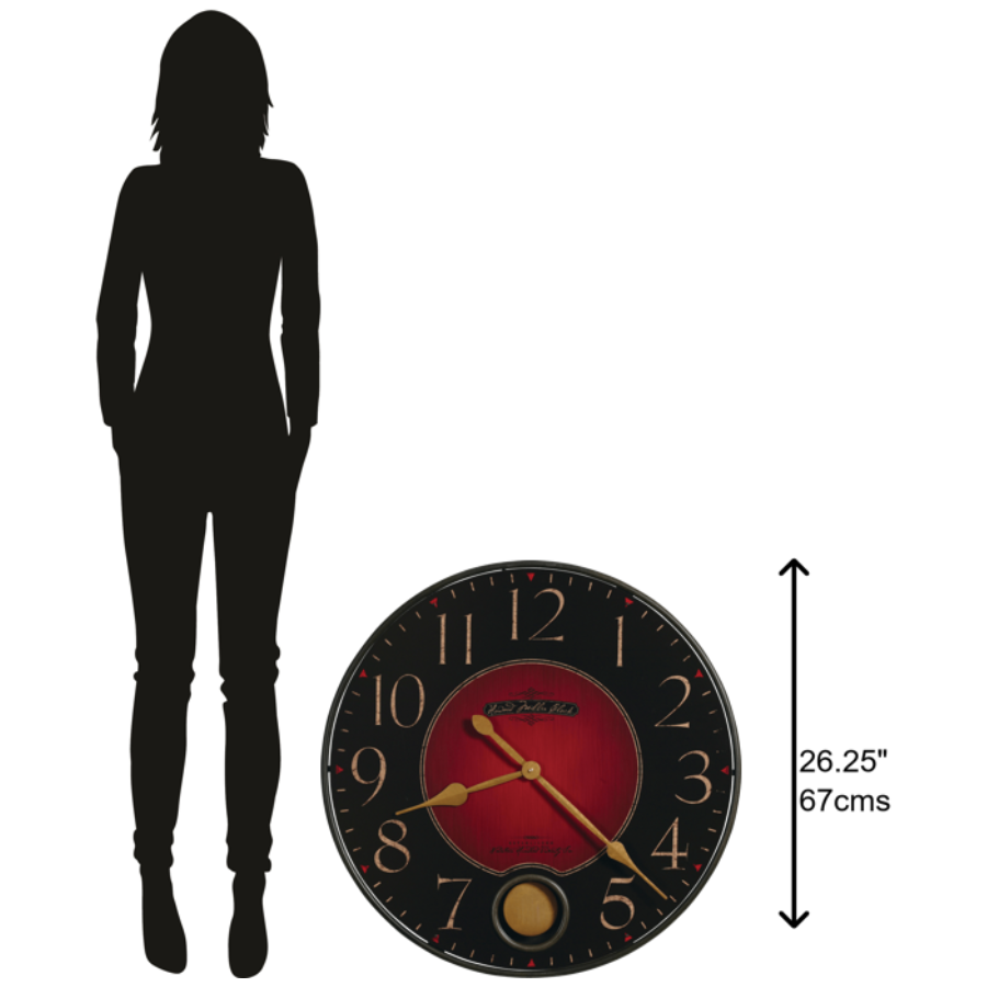 Howard Miller Harmon Wall Clock 625374 | Oversized Wall