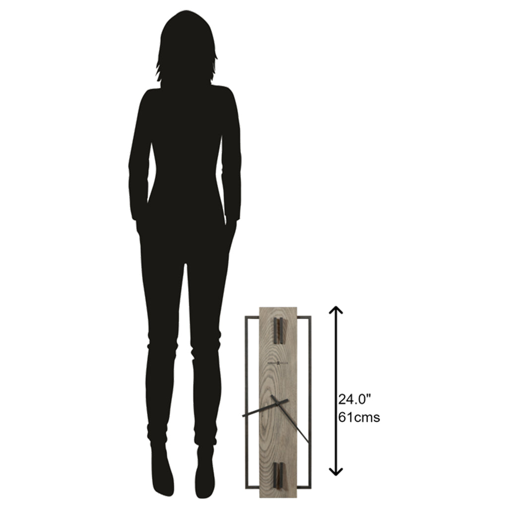 Howard Miller Harwood I Wall Clock 625740 scale - Premier Clocks