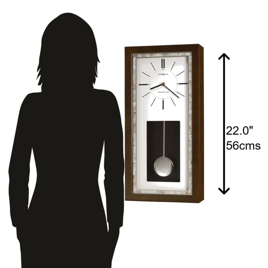 Howard Miller Holden Wall Clock 625594 scale - Premier Clocks