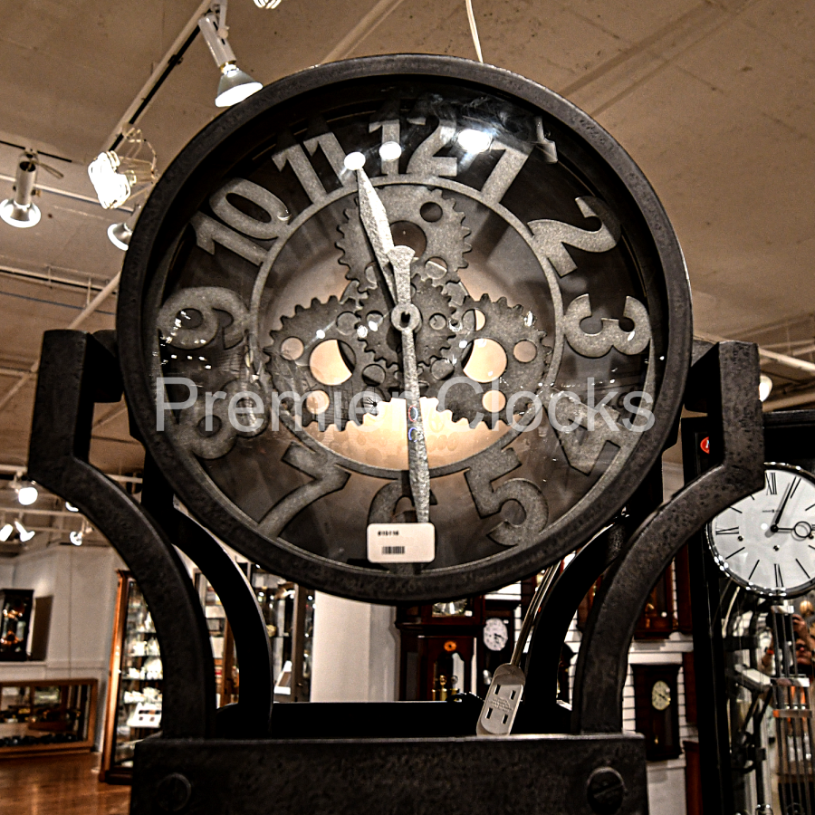 Howard Miller Hourglass III Floor Clock 615116 real photo dial - Premier Clocks