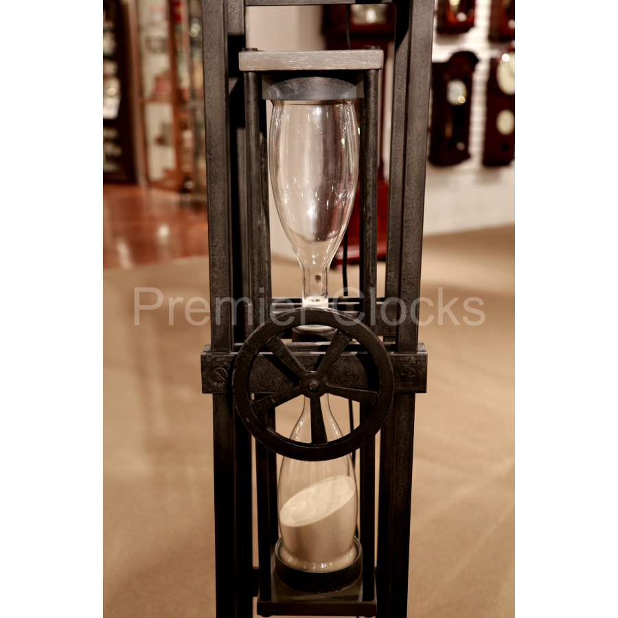 Howard Miller Hourglass III Floor Clock 615116 real photo details - Premier Clocks