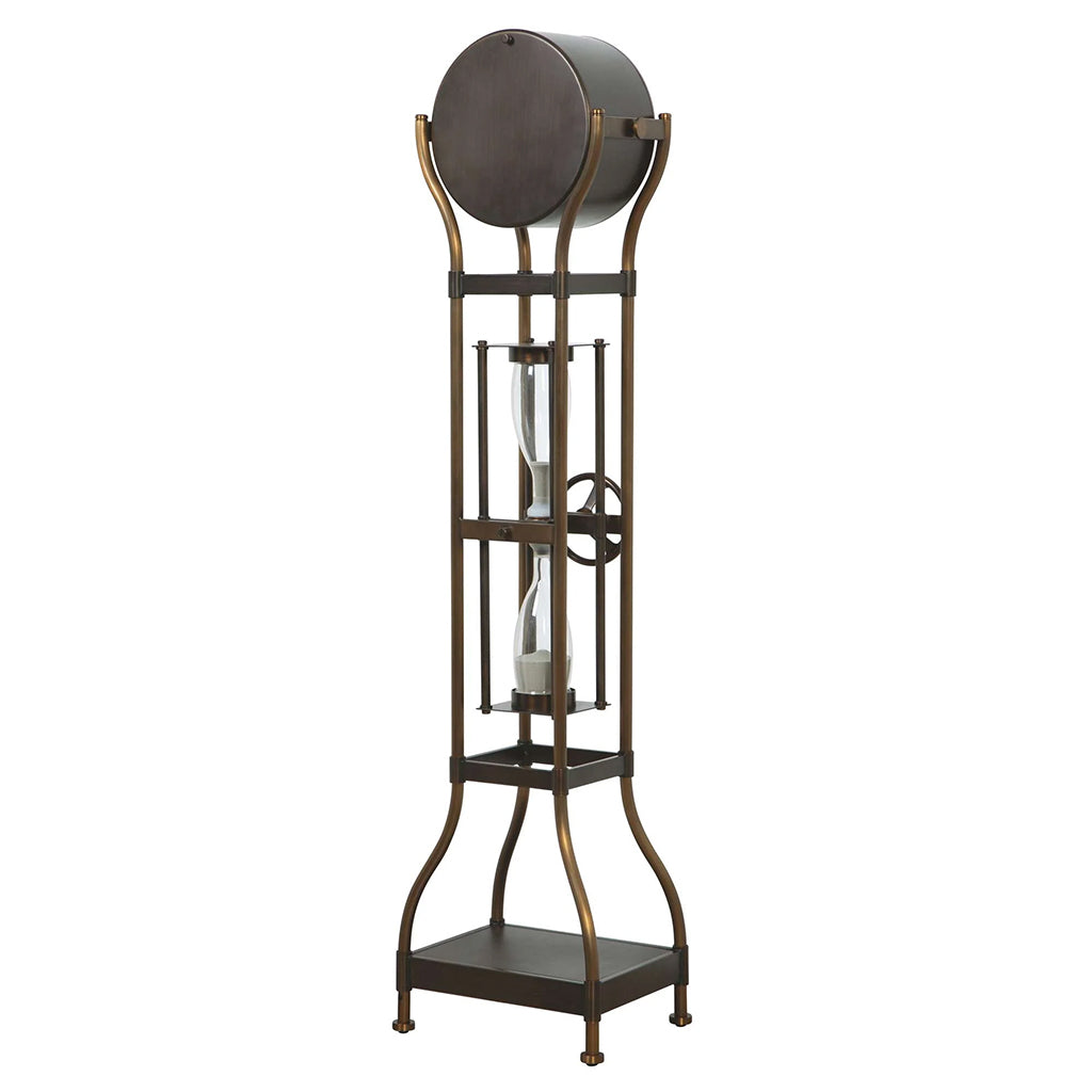 Howard Miller Hourglass IV Floor Clock 615170 back - Home Bars USA