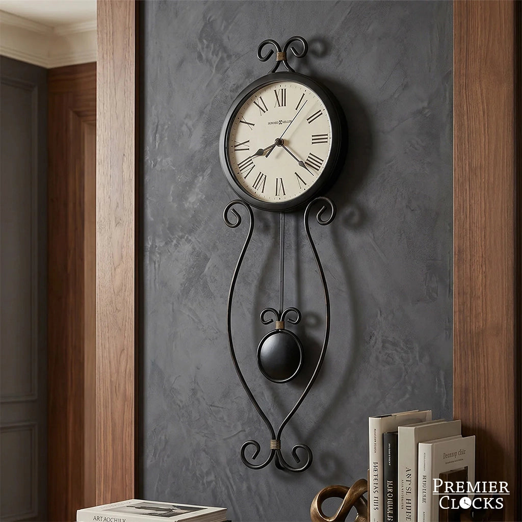 Howard Miller Ivana Wall Clock 625495 in interior design - Premier Clocks