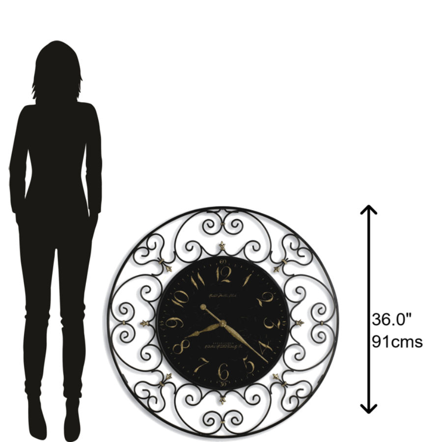 Howard Miller Joline Wall Clock 625367 scale - Premier Clocks