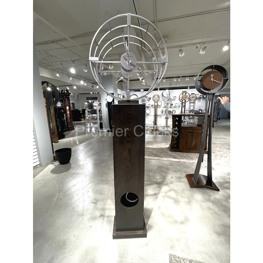 Howard Miller Juno III Floor Clock 611314 real photo front - Premier Clocks