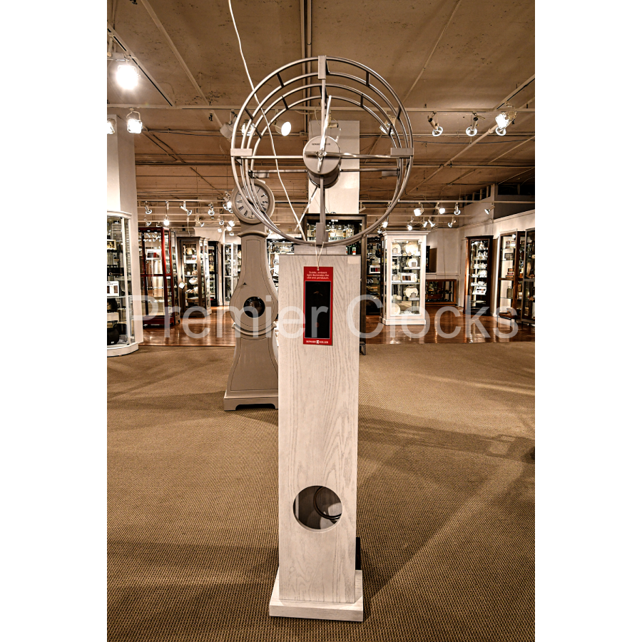 Howard Miller Juno II Floor Clock 611313 real photo front in interior decor - Premier Clocks