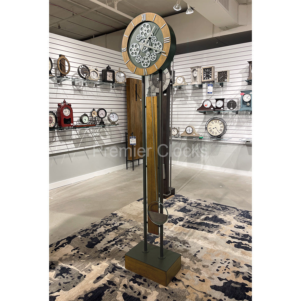 Howard Miller Keanu Floor Clock 615156 real photo of the side - Premier Clocks