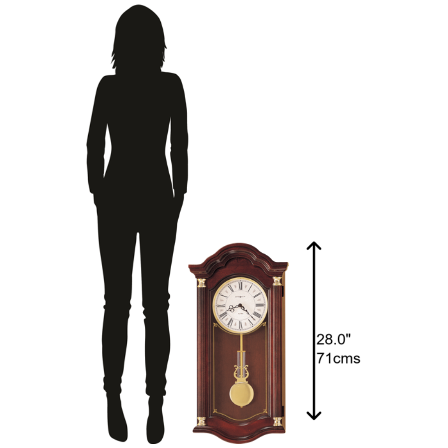 Howard Miller Lambourn I Wall Clock 620220 scale - Premier Clocks