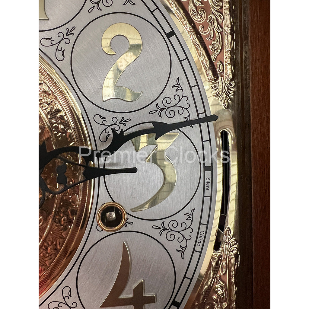 Howard Miller Langston Grandfather Clock 611017 real photo of the chime switch - Premier Clocks