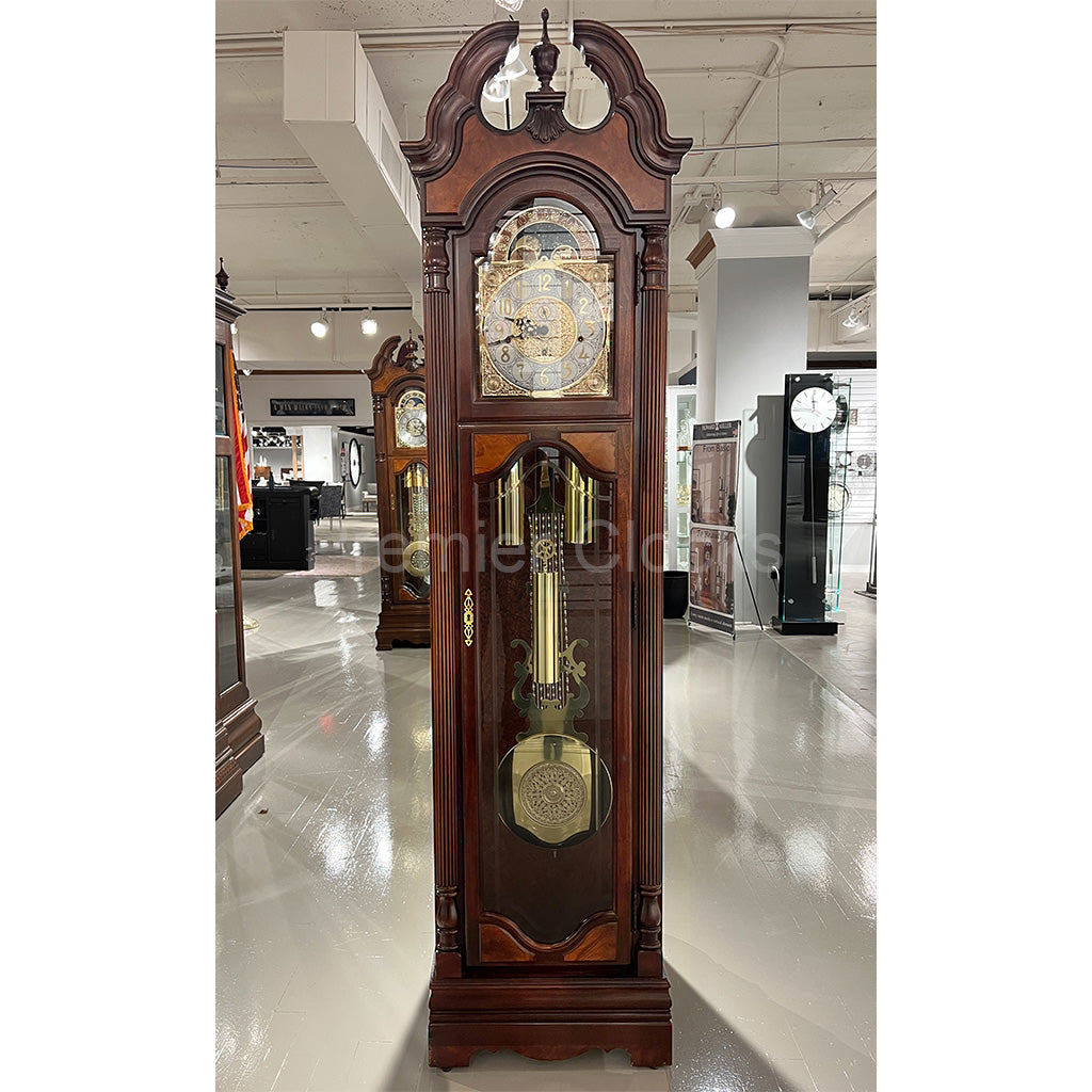 Howard Miller Langston Grandfather Clock 611017 real photo of the front - Premier Clocks