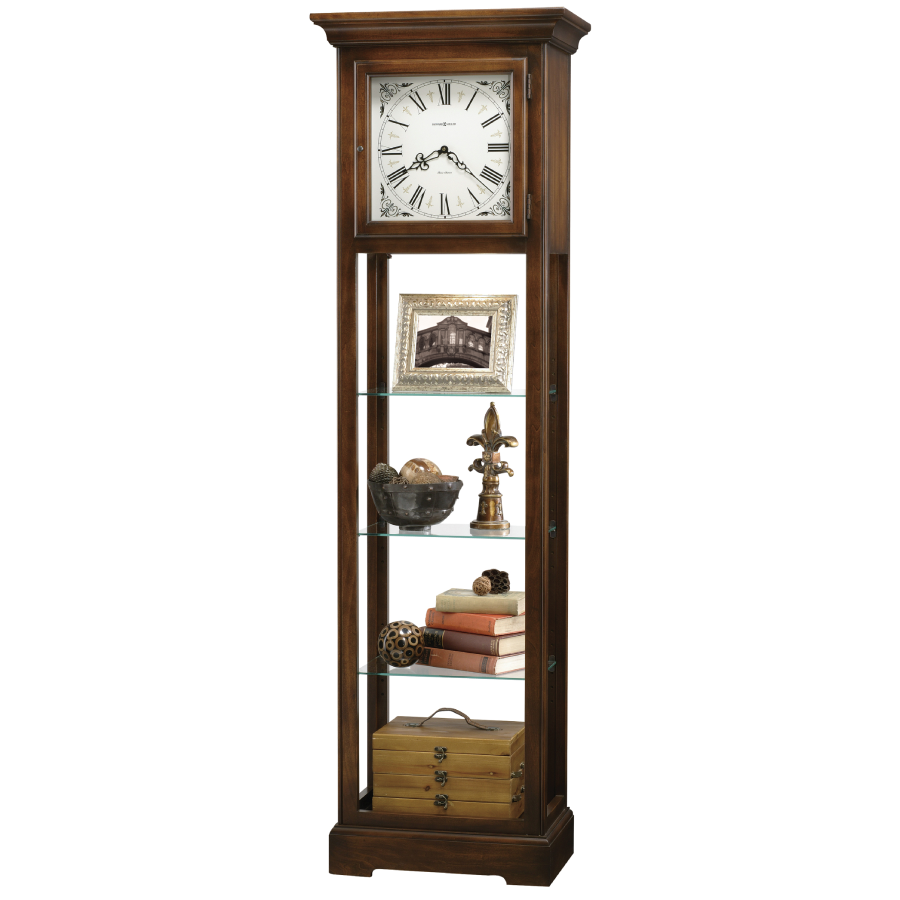 Howard Miller Le Rose Curio Floor Clock 611148 - Premier Clocks