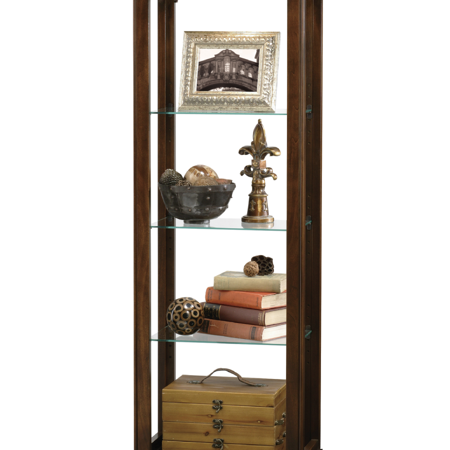 Howard Miller Le Rose Curio Floor Clock 611148 shelves - Premier Clocks