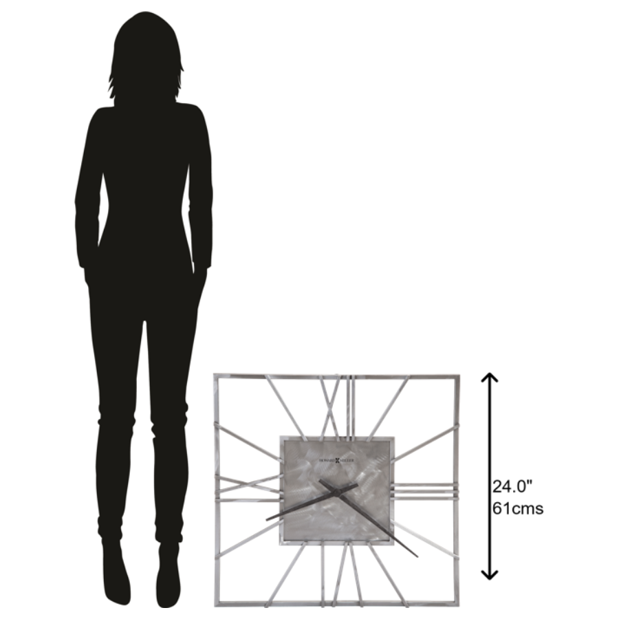 Howard Miller Lorain Wall Clock 625611 scale - Premier Clocks