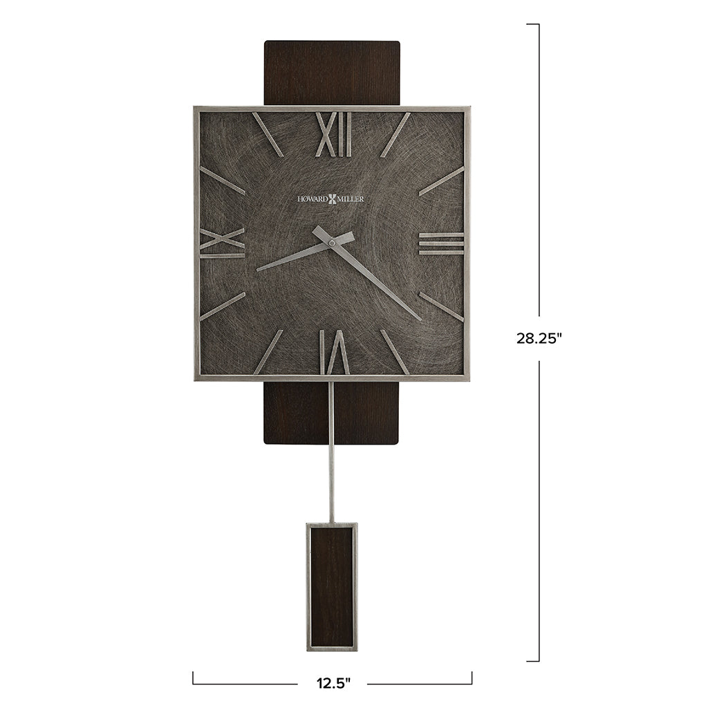 Howard Miller Maclane Wall Clock 625758 scale - Premier Clocks