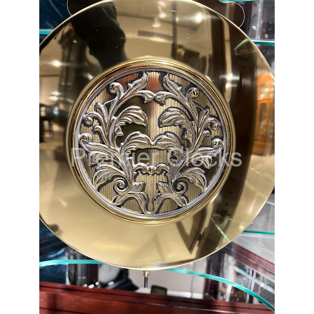 Howard Miller Majestic II Curio Grandfather Clock 610939 real photo of the pendulum - Premier Clocks