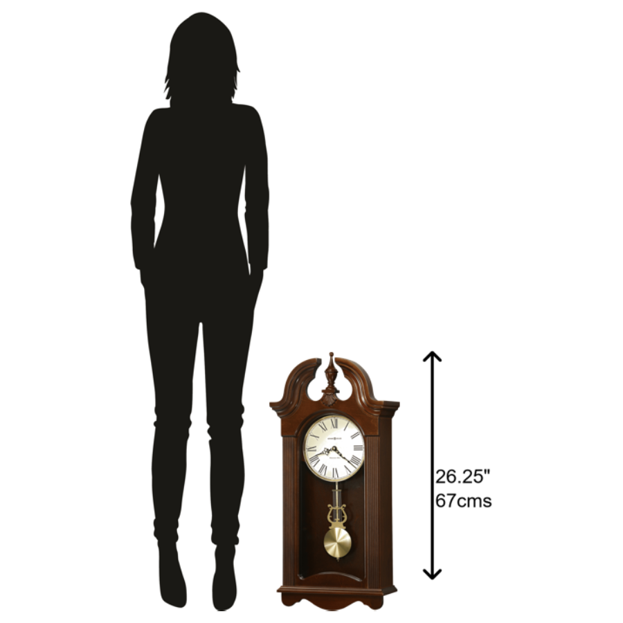 Howard Miller Malia Wall Clock 625466 scale - Premier Clocks