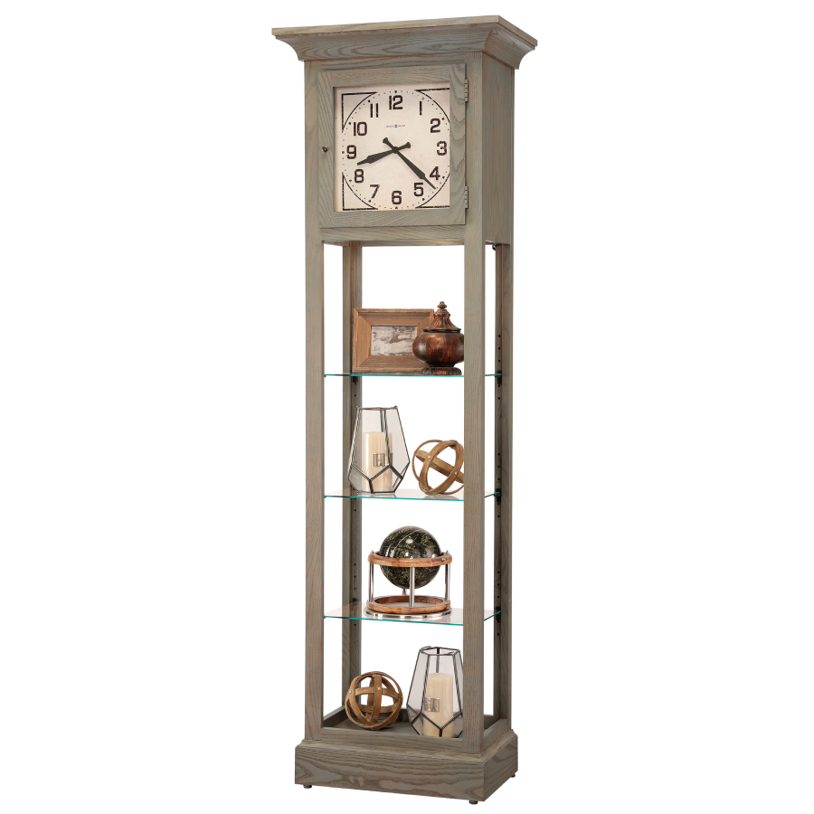 Howard Miller Majestic Curio Grandfather Clock 