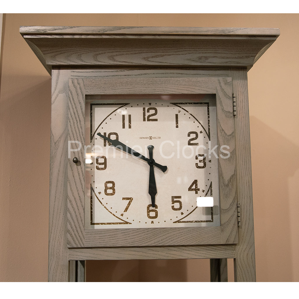 Howard Miller Marcella Curio Floor Clock 611296 real photo of the dial - Premier Clocks