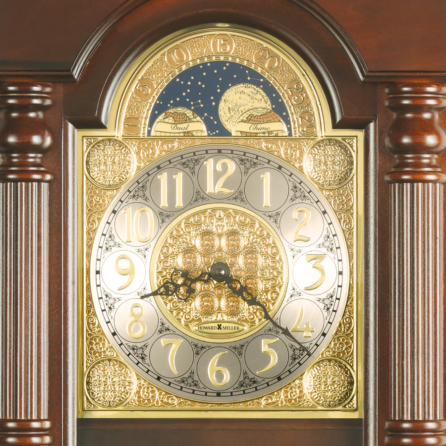 Howard Miller Maxwell Wall Clock 620226 dial details - Premier Clocks