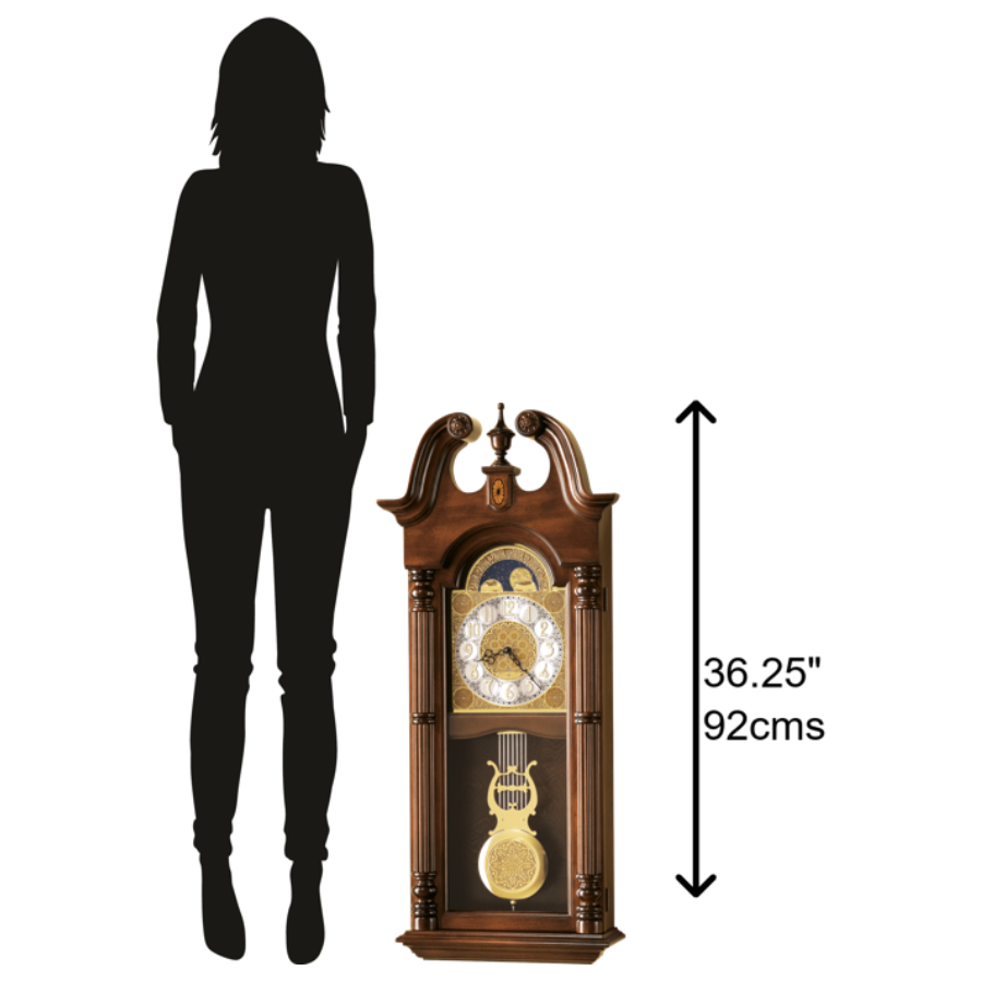 Howard Miller Maxwell Wall Clock 620226 scale - Premier Clocks
