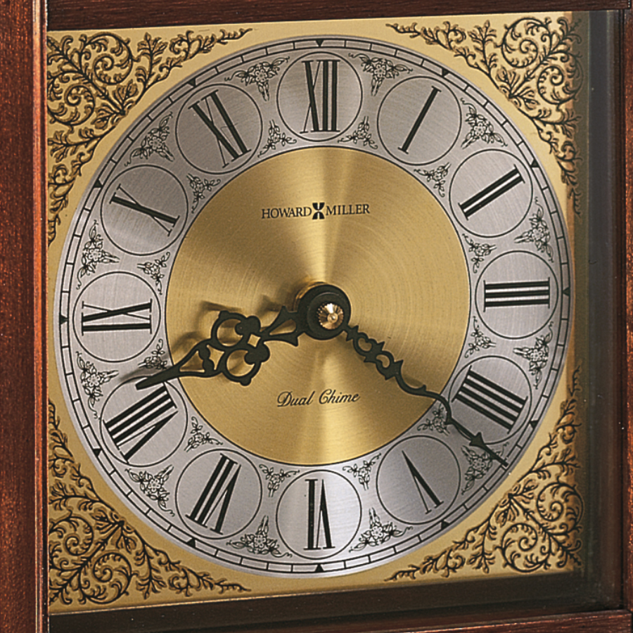 Howard Miller Medford Mantel Clock 612481 dial with Arabic numerals - Premier Clocks