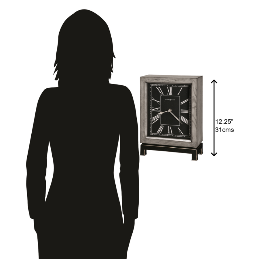 Howard Miller Merrick Mantel Clock 635189 scale - Premier Clocks