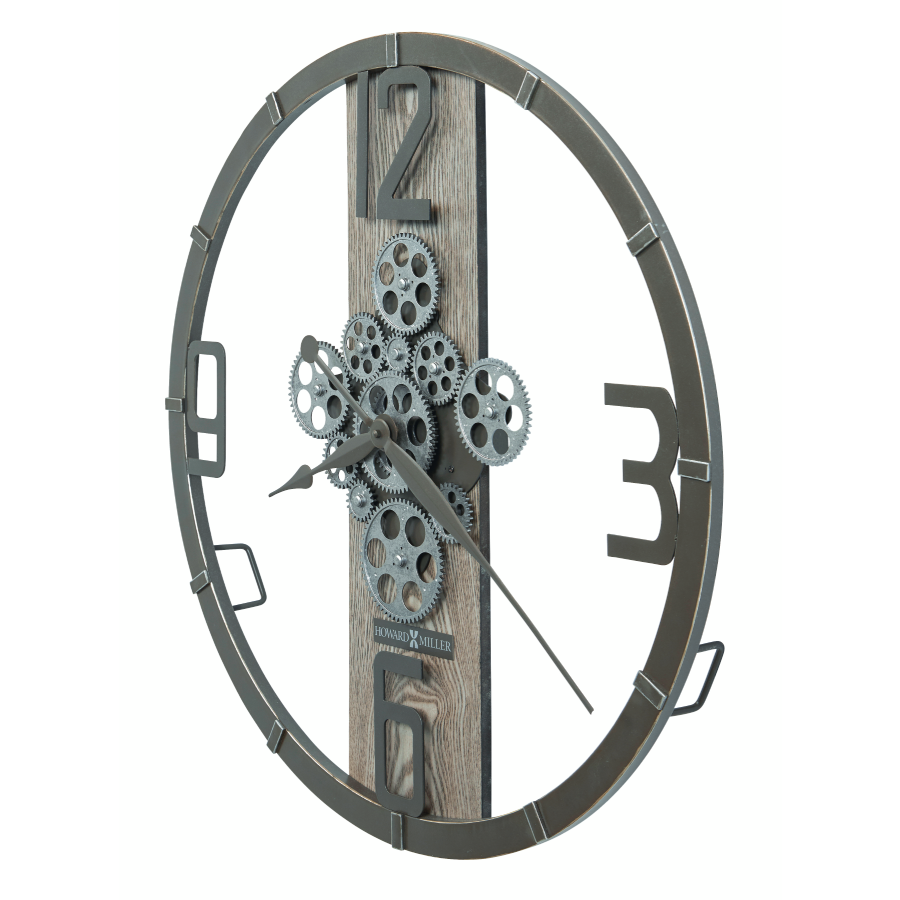 Howard Miller Mikkel Wall Clock 625798 angle - Premier Clocks