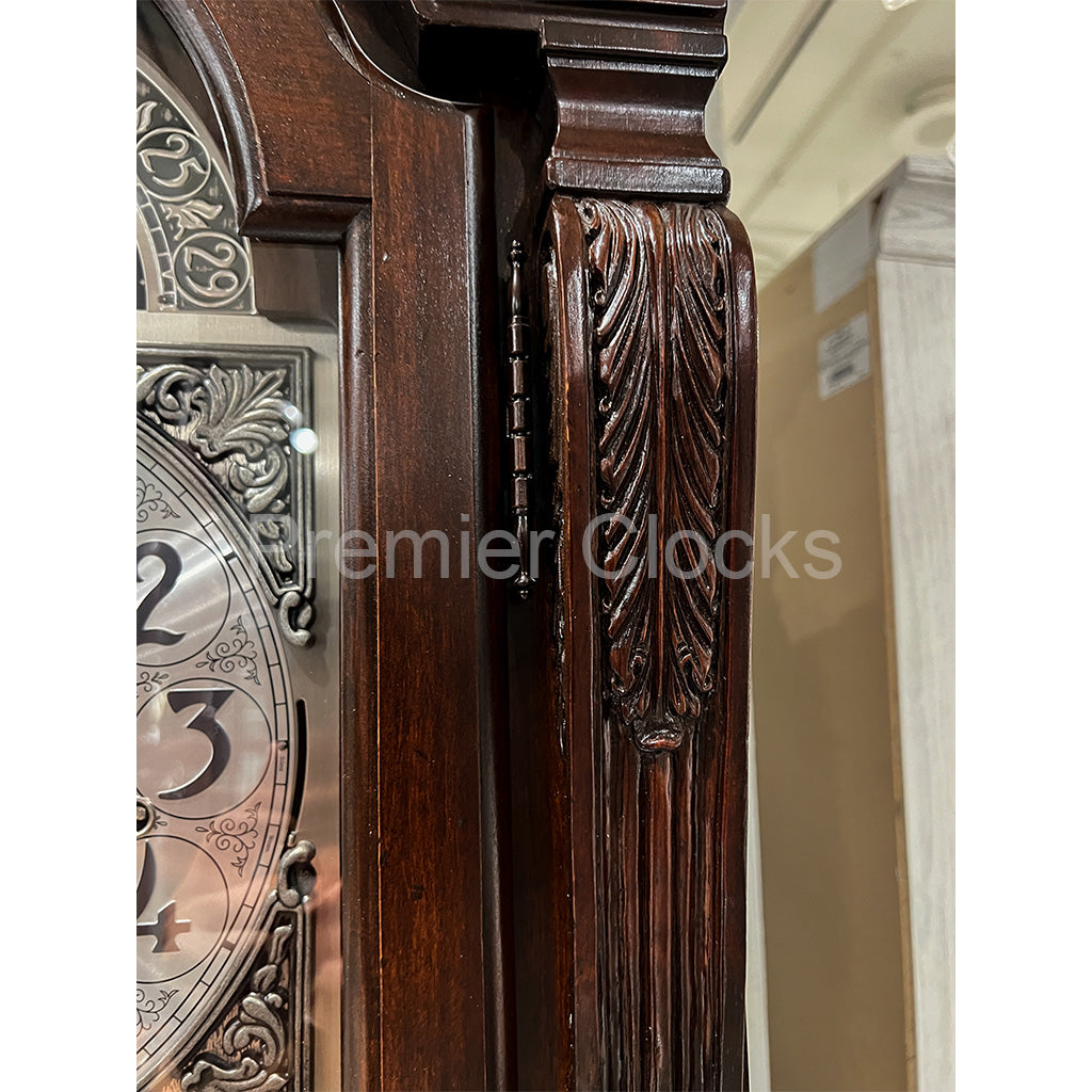 Howard Miller Neilson Grandfather Clock 611102 real photo of the acanthus leaf - Premier Clocks