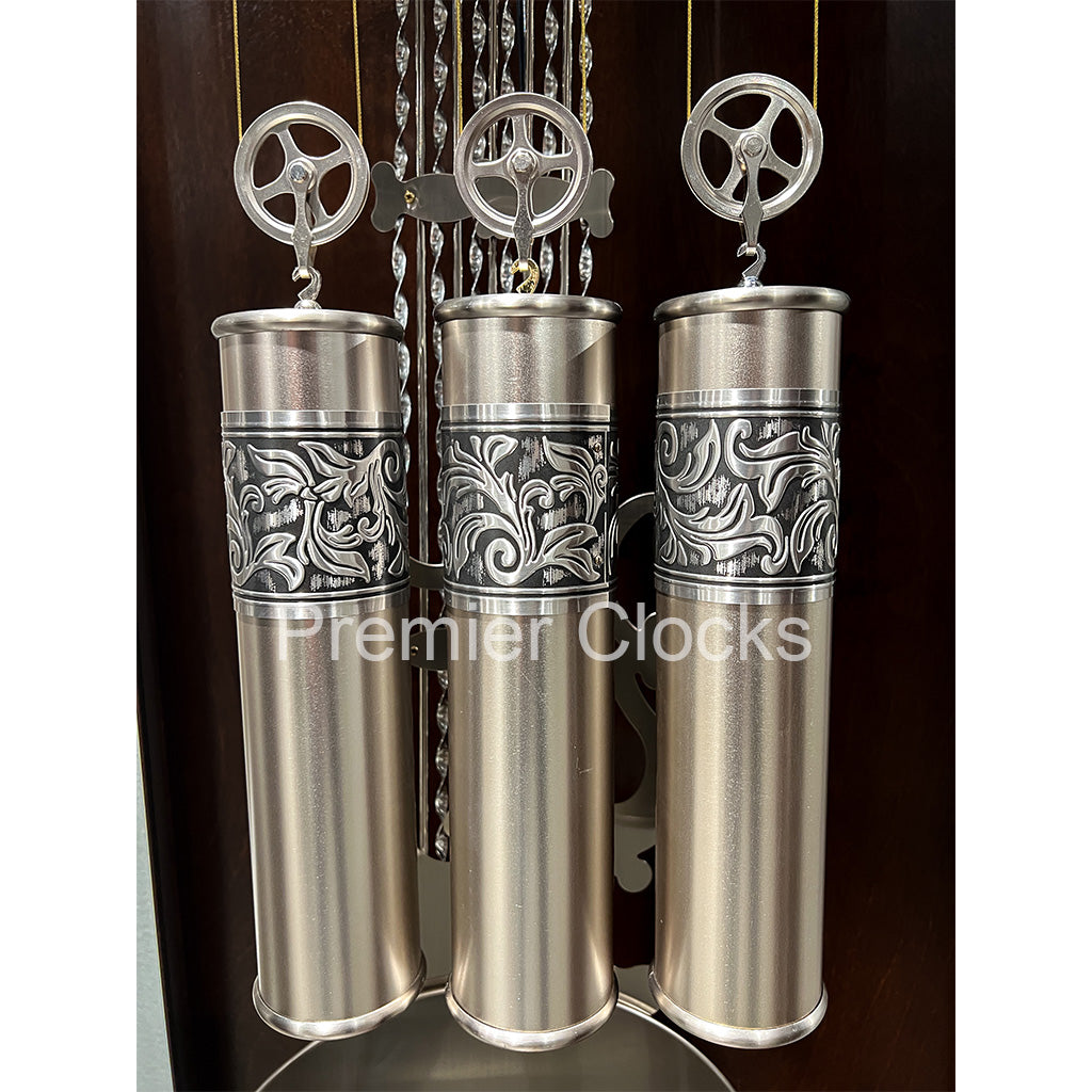 Howard Miller Neilson Grandfather Clock 611102 real photo of the weights - Premier Clocks