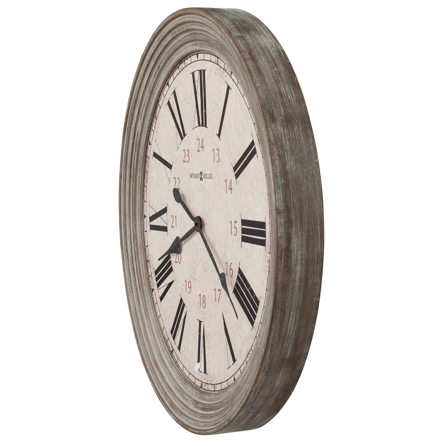 Howard Miller Nesto Wall Clock 625626 side - Premier Clocks