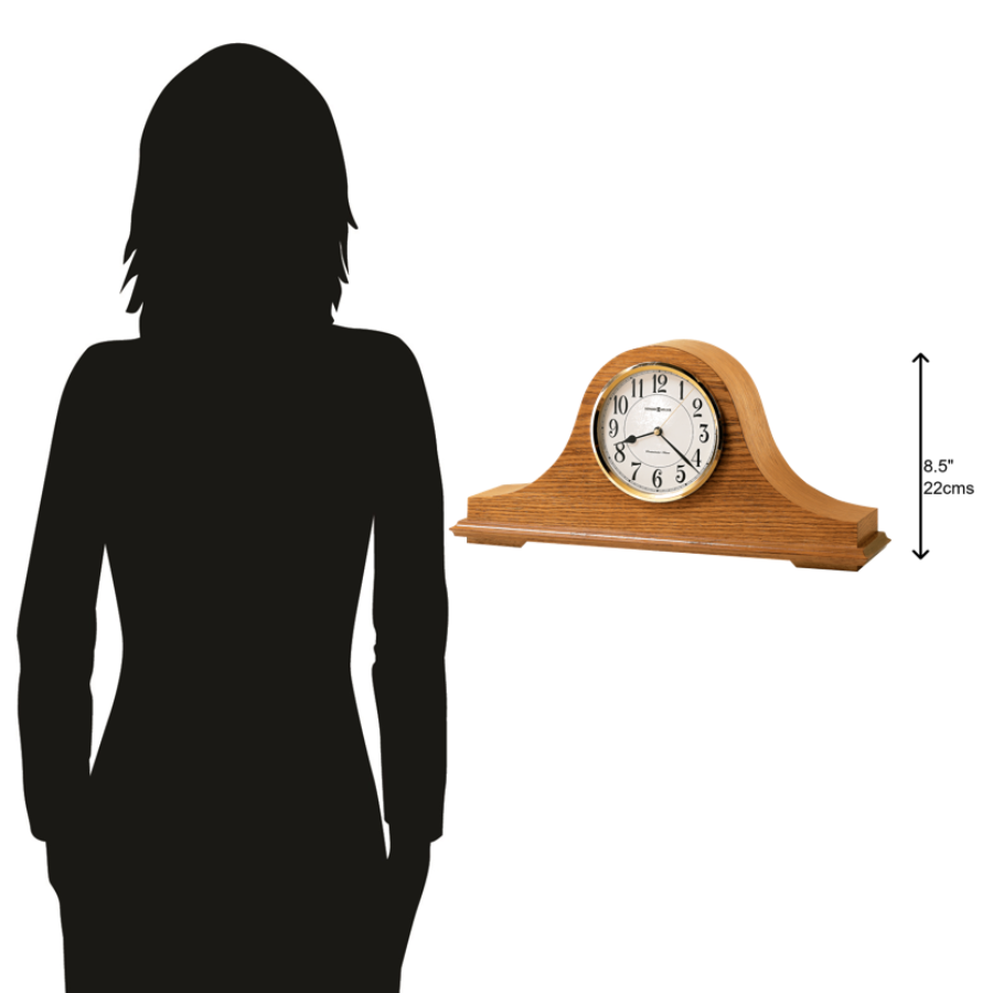 Howard Miller Nicholas Mantel Clock 635100 scale - Premier Clocks